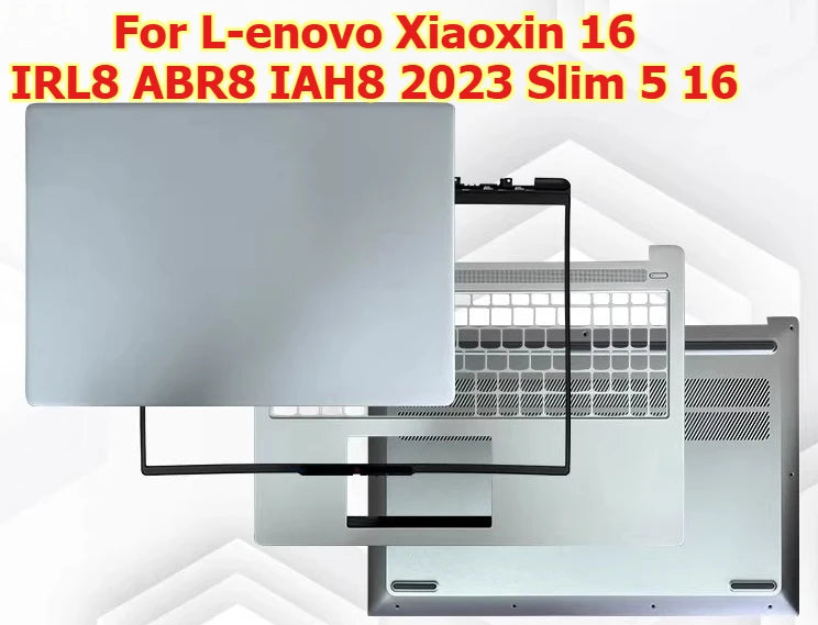 Cover case  for Lenovo Xiaoxin 16 IRL8 ABR8 IAH8 2023 Slim 5 16 topcase palmrest C shell keyboard BOTTOM HINGE cover Lenovo laptop repair parts