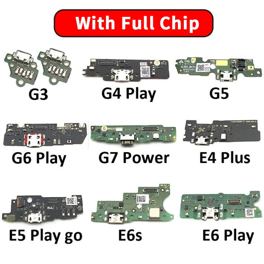 USB Charging Port Flex For Motorola Moto G4 G5 G6 Play G3 G7 Power E6s E6 Play E4 Plus Dock Connector Charging Port Flex Cable Motorola phone repair parts