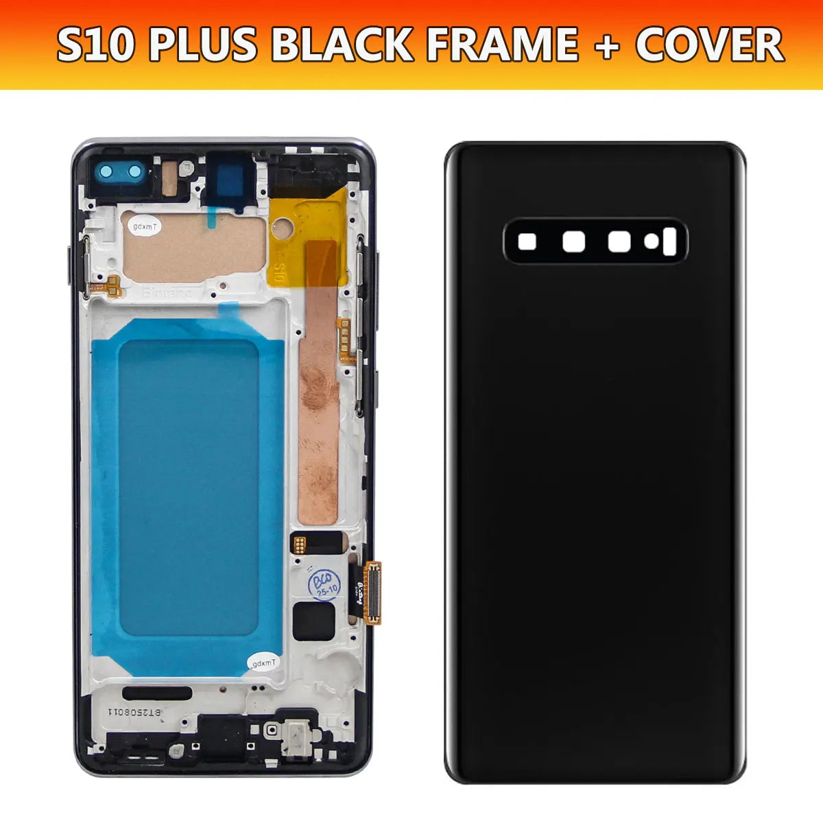 tft S10+ Screen Replacement, for Samsung Galaxy S10 Plus G975F Lcd Display Digital Touch Screen with Frame for Samsung S10 G973F Samsung phone repair parts