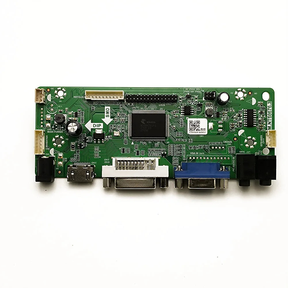 M.NT68676 HDMI+DVI+VGA Driver Board Moniter Kit For Laptop Screen LCD LED Retrofit  (View Clear Product Options) Professional Repair Tools