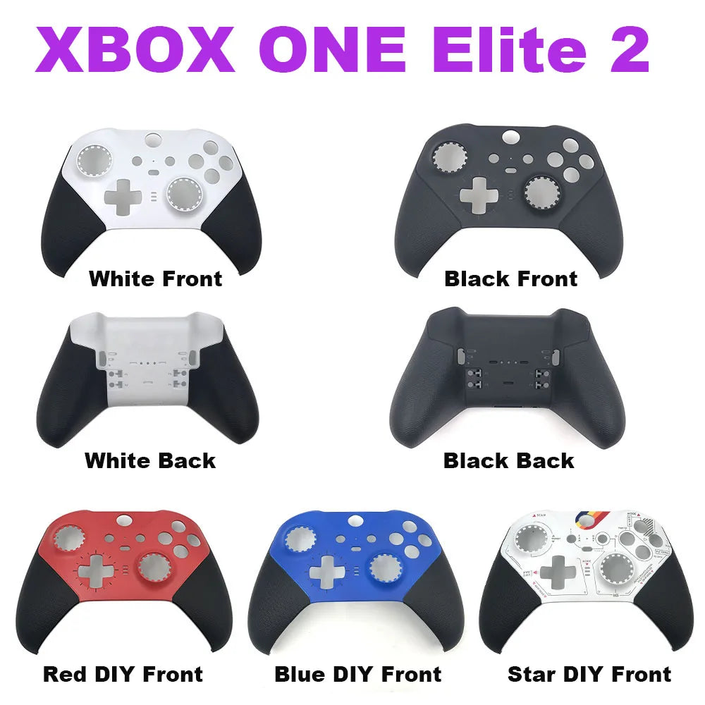Repair Part For Microsoft XBOX ONE Elite Series 2 Controller Front Back Housing Shell Back Case Cover Replacement Game console repair parts