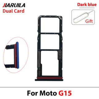 10Pcs/Lot, SIM Card Tray Slot Holder For Motorola Moto G05 G15 G25 G75 G85 G56 G96 Replacement Parts Motorola phone repair parts