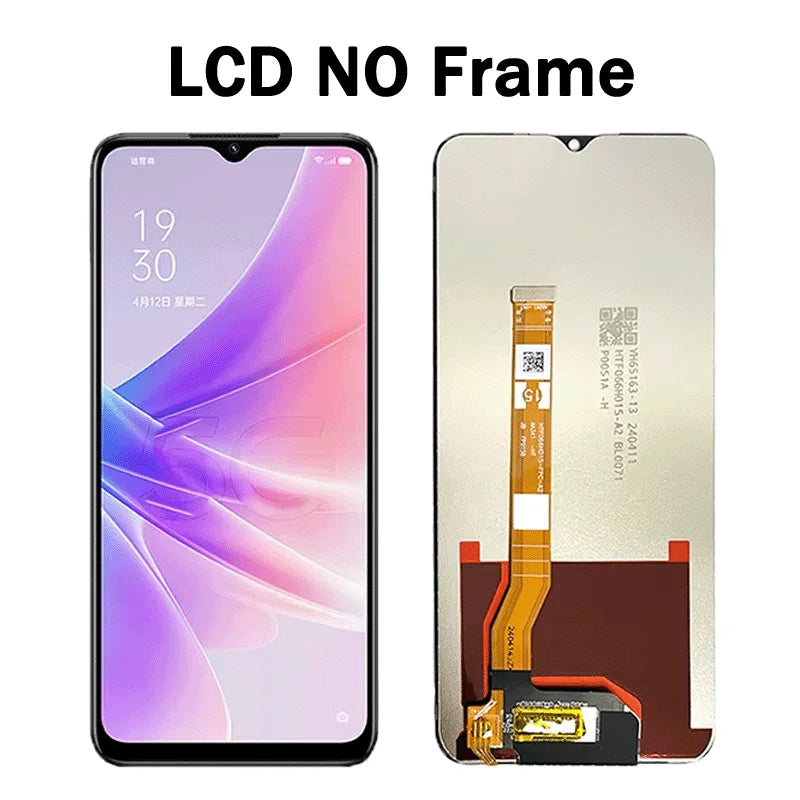 OEM For Oppo A57 A77 4G A57s A57e  A17 A17K LCD Display Touch Screen Digitizer For OPPO A57 A77 A58 A78 5G Display Oppo phone repair parts Realme phone repair parts