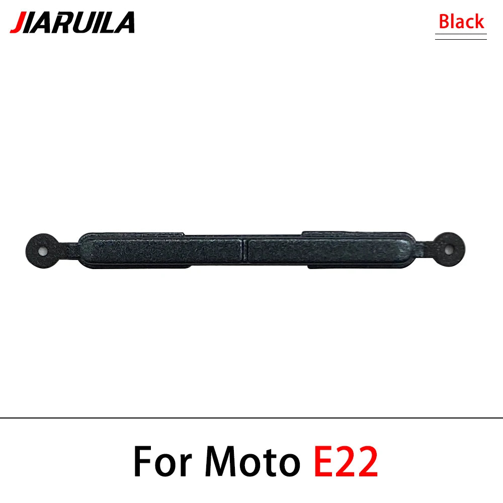 New For Motorola Moto E13 E14 E20 E30 E40 E22 E32 Side Power Key + Volume Button Replacement Parts Motorola phone repair parts