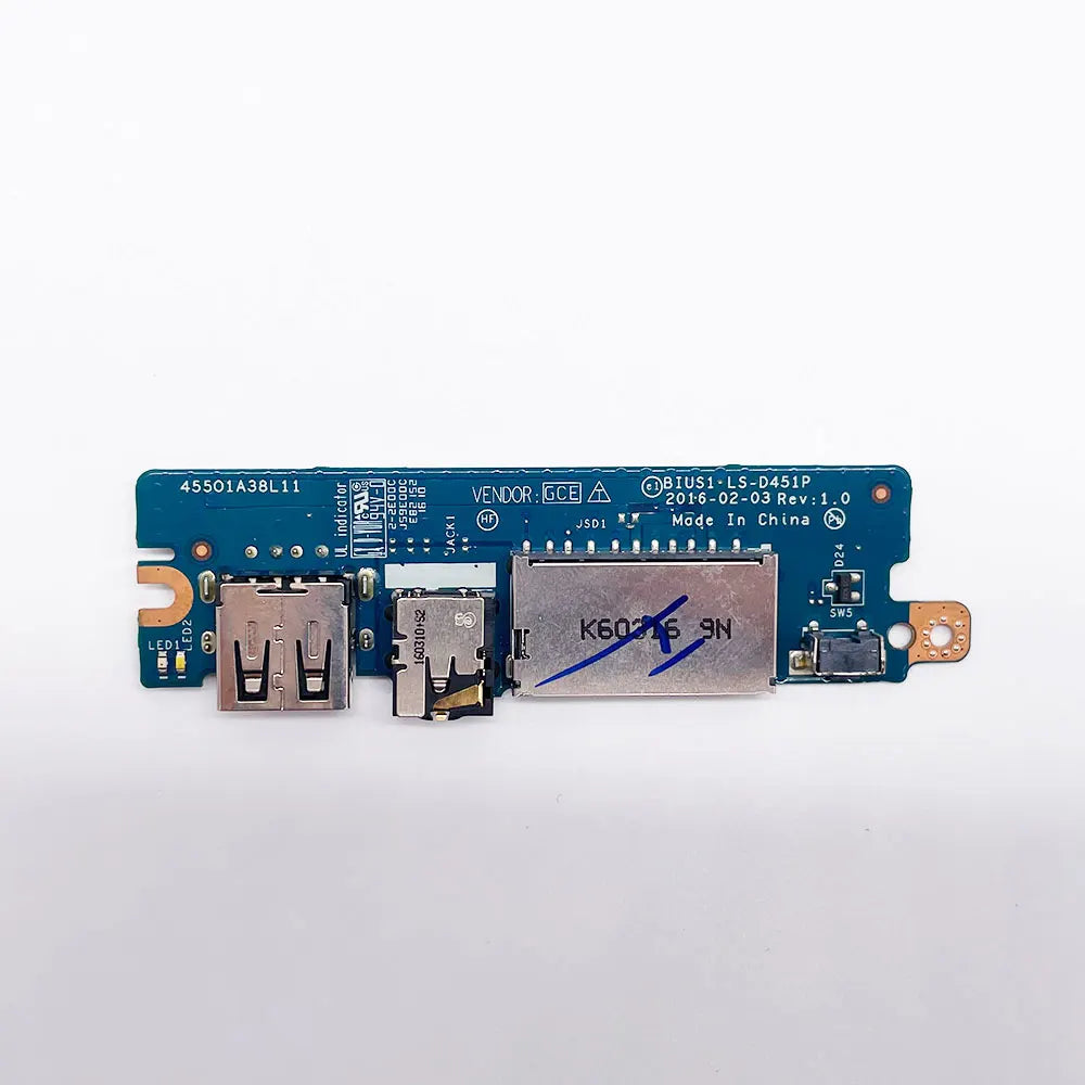 OEM For Lenovo 310S-14IKB 310S-14ISK 510S-14IKB 510S-14ISK FLEX 4-14 yoga 510-14 laptop audio USB Jack Power Button Board Lenovo laptop repair parts