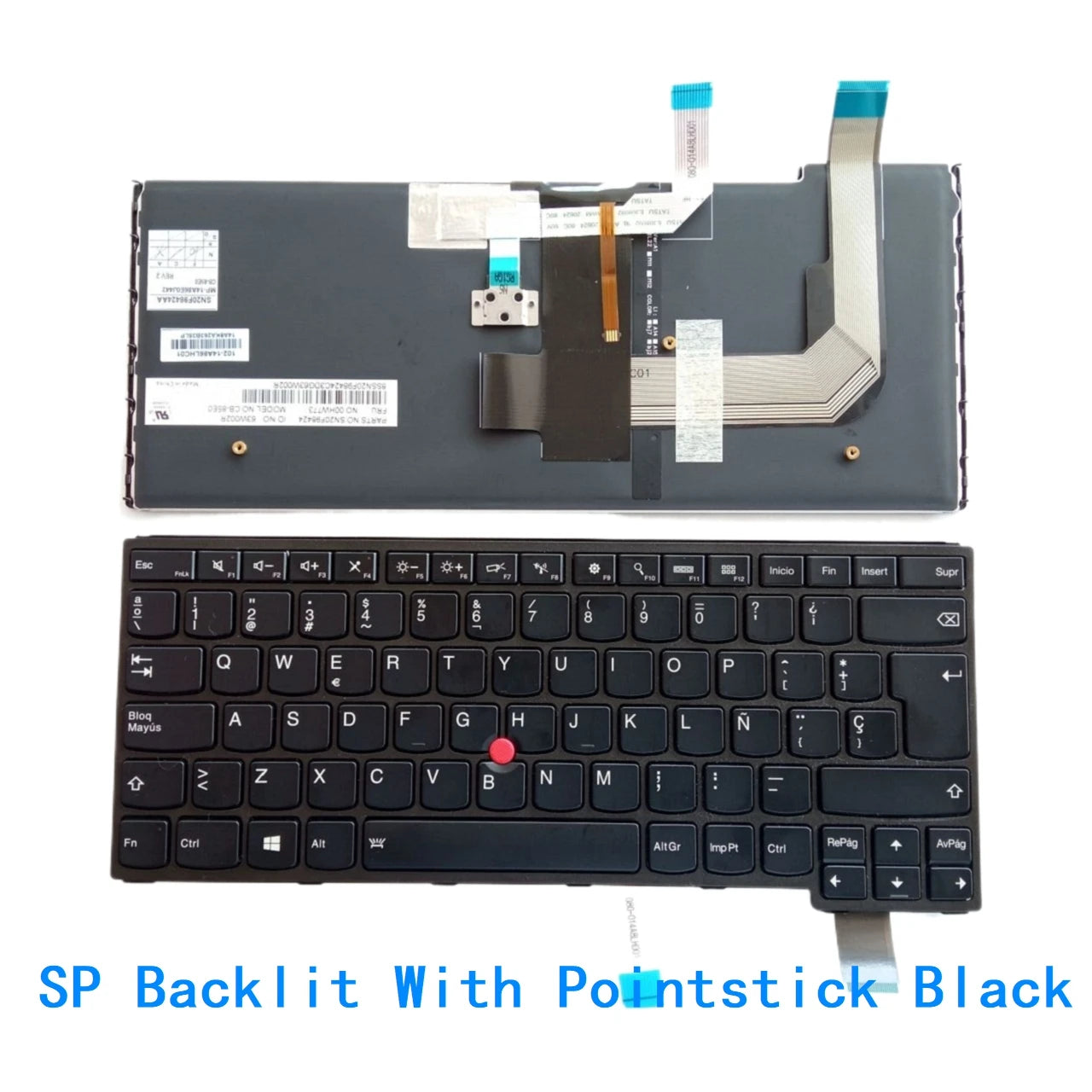 New US UI Spanish Language  Backlit Keyboard For Lenovo Thinkpad Yoga 460 P40 Yoga S3 Yoga 14 Notebook PC Replacement Keyboard Lenovo laptop repair parts