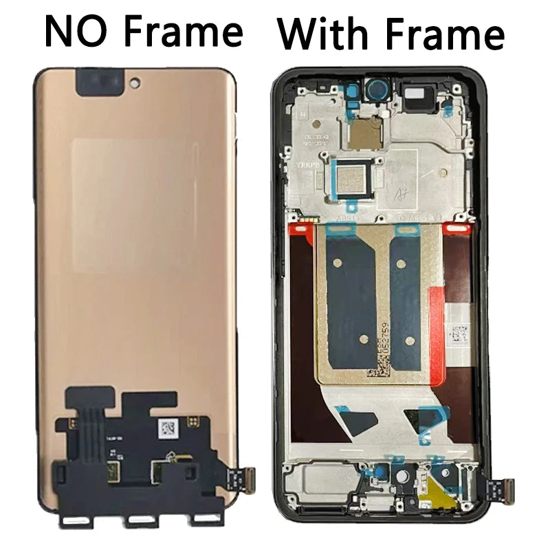 6.83''New For Oppo Realme 14 Pro Plus LCD With Frame For Realme 14 Pro+ RMX5051 Lcd Display Touch Screen Digitizer Assembly  Oppo phone repair parts