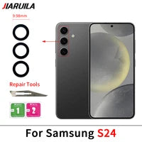 New Camera Glass Rear Back Camera glass Lens For Samsung S24 S25 S26 Plus Ultra Fe With Glue Adhesive Samsung phone repair parts