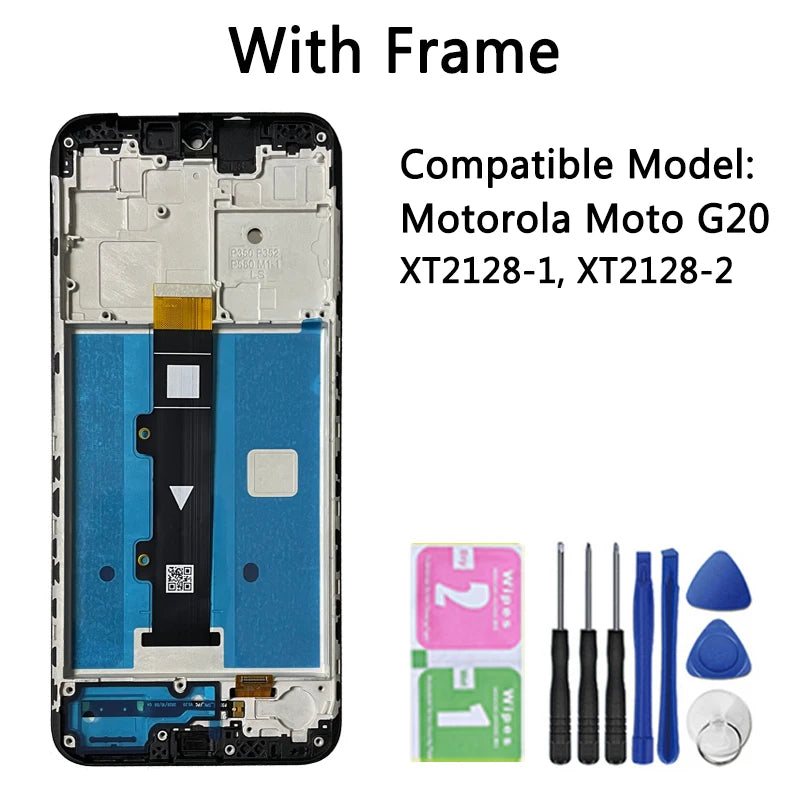OEM G Series Screen for Motorola Moto G10 G20 G30 G50 5G G60 G60S G100 LCD Display Touch Screen Digitizer Replacement Motorola phone repair parts