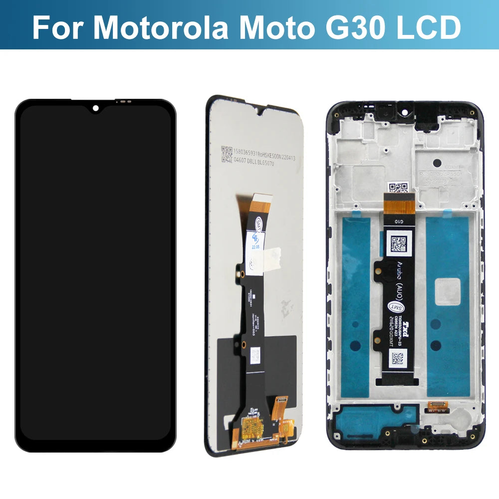 Screen Assembly for Motorola Moto G10 G20 G30 G50 G60 G60S Lcd Display Touch Screen Digitizer for Moto G50 5G Replacement Motorola phone repair parts