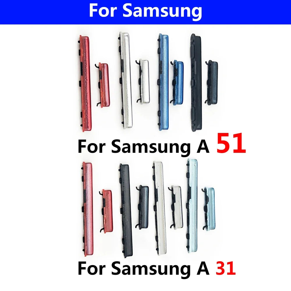 New Side Key Power and Volume Button For Samsung A31 A315F A51 A515F A70 A705F A71 A715F External Plastic Button Samsung phone repair parts