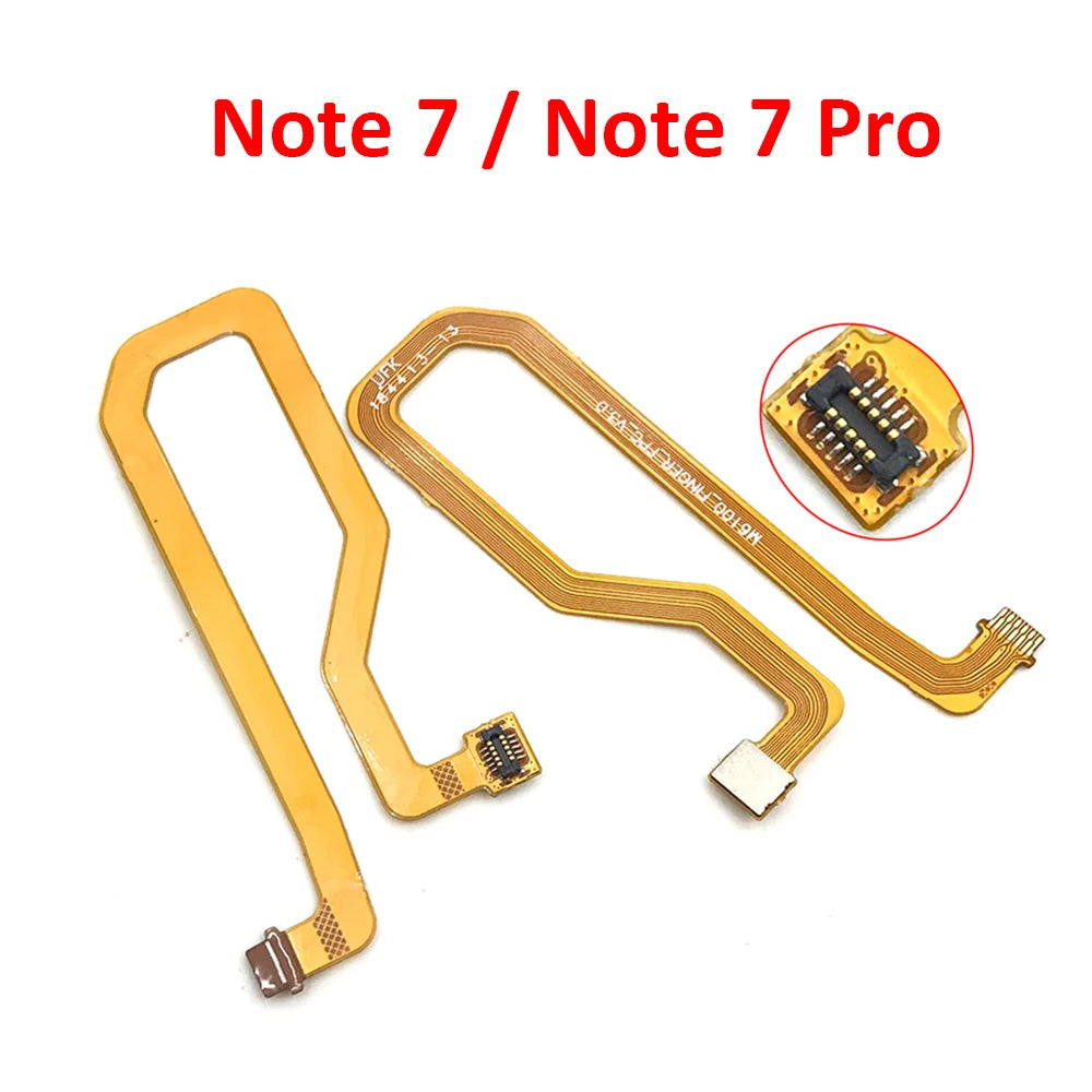 New For Xiaomi Redmi Note 7 Pro / Redmi 7 Home Button FingerPrint Touch ID Sensor Flex Cable Ribbon Replacement Parts  Xiaomi  Xiao mi phone repair parts