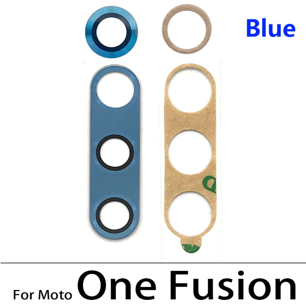 10Pcs,  Camera Glass Lens Back Rear Camera Glass Lens For Motorola Moto One Hyper Fusion Plus Action Vision With Adhesive Motorola phone repair parts
