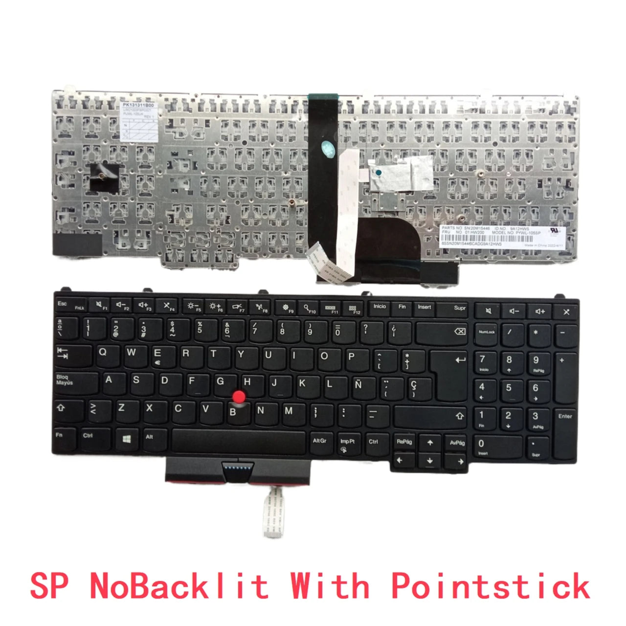 New US Spanish Laptop Backlit Keyboard For Lenovo Thinkpad P50 P70 Notebook PC Replacement 01HW200 00PA403 Lenovo laptop repair parts
