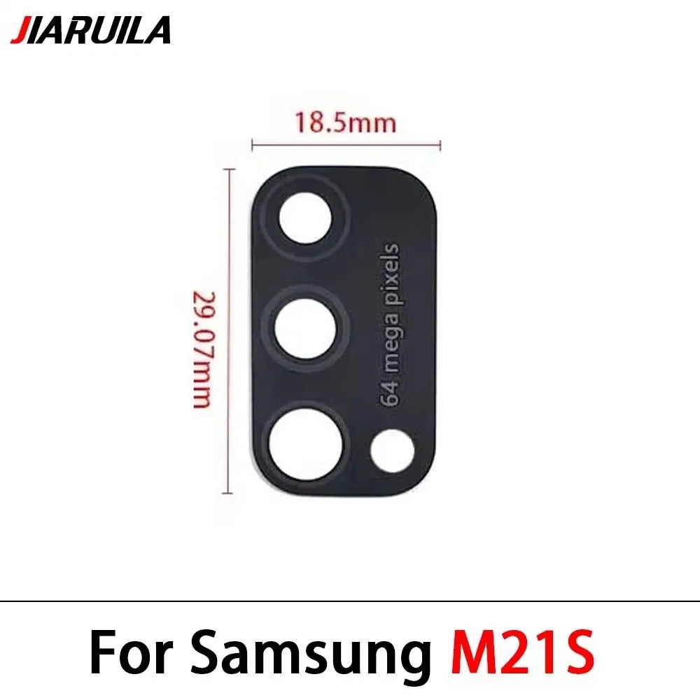 Rear Back Camera Glass Lens With Sticker For Samsung M10 M20 M30 M40 M12 M21 M21s M31 M31s M51 M32 M14 M54 M53
