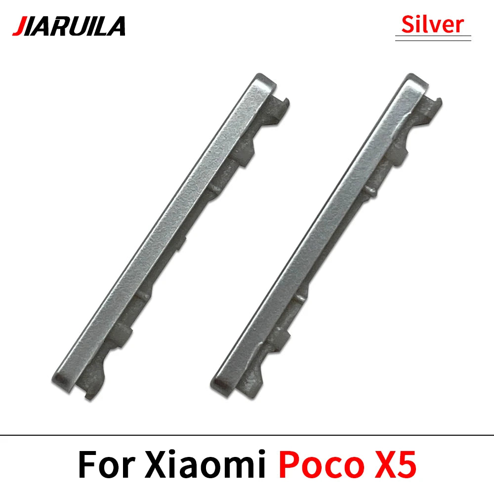 Side Key Power and Volume Button For Xiaomi Poco X4 X5 X6 Pro 5G Replacement Parts Xiaomi  Xiao mi phone repair parts