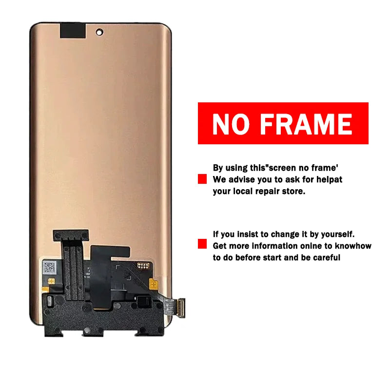 6.7"AMOLED For Oppo Reno11 CPH2599 LCD Reno 11 (China) PJH110 Display+Touch Screen Digitizer For Reno 11 Pro CPH2607  Oppo phone repair parts
