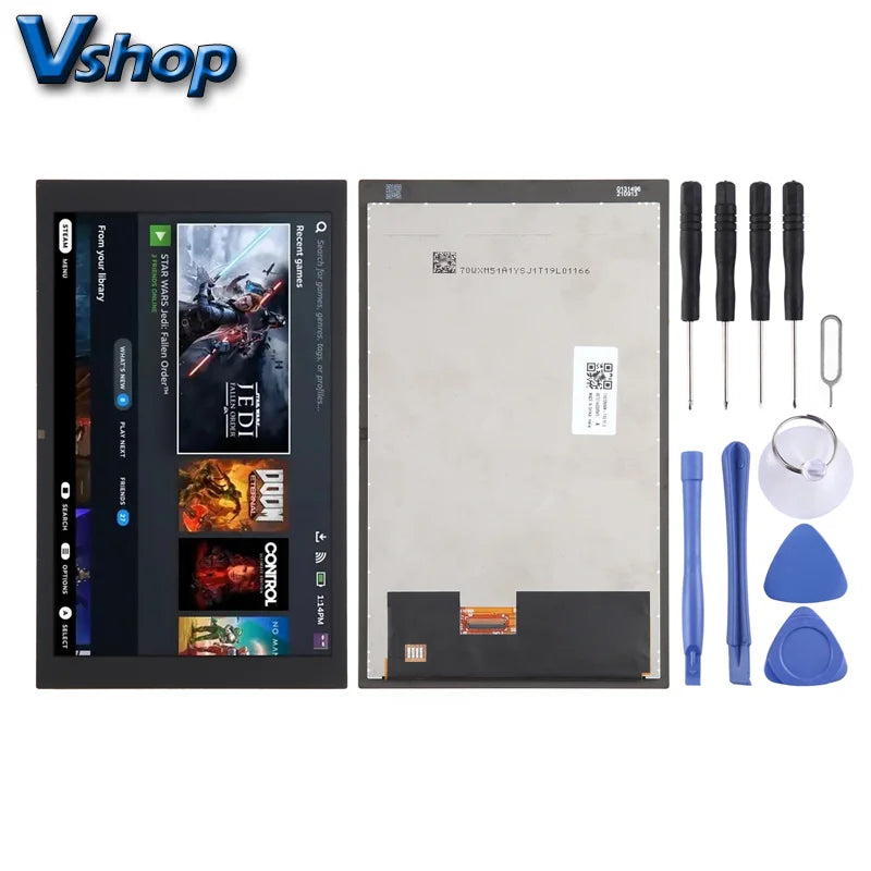 For Steam Deck LCD Screen with Digitizer Full Assembly Replacement Parts Game console repair parts
