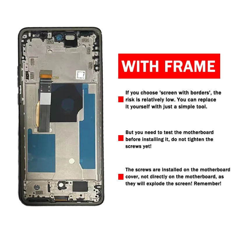 TFT Edge40 Neo Display Screen For Motorola Edge 40 Neo LCD Display Touch Screen Digitizer Assembly Compatible with XT2307-1 Motorola phone repair parts