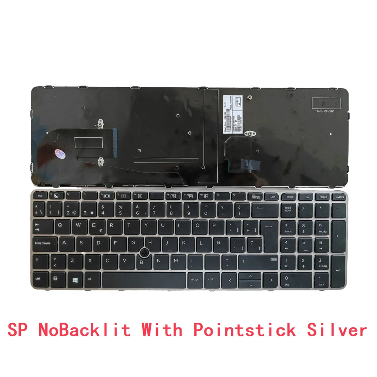 New US Spanish Laptop Backlit Keyboard For HP EliteBook 755 G3 850 G3 850 G4 ZBook 15u G3 G4 Notebook PC Replacement 821157-D61  HP laptop repair parts