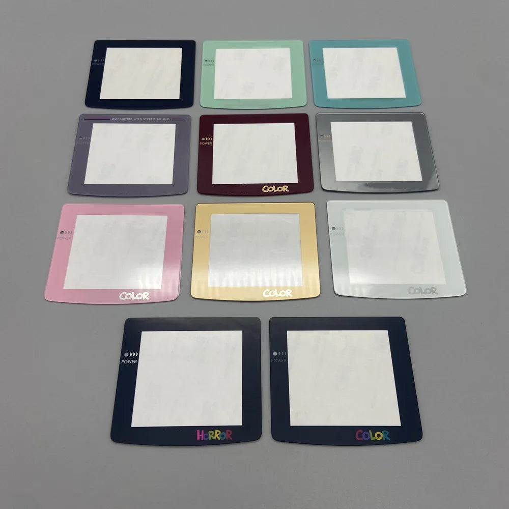 High-Quality Glass Lens Mirror For 2.6-Inch IPS Gameboy Color GBC LCD Screen Lens Game console repair parts