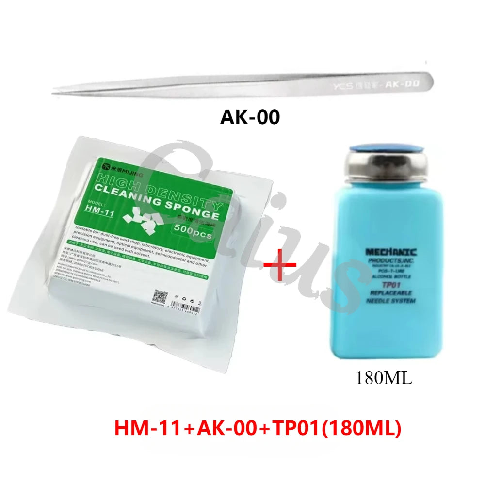 MIJING HM-11 Nano Cleaning Sponge for Mobile Phone Rear Glass/Screen/Frame/Camera Module Cleaning Without Residue Removal Tools Professional Repair Tools