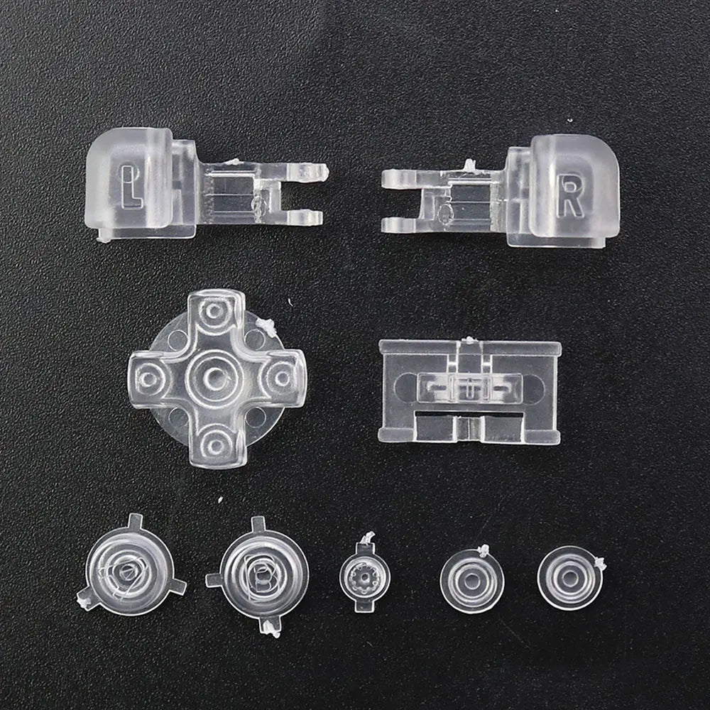 For GameBoy Advance SP Full Set Buttons For GBA SP A B L R D-Pad Select Start Power On Off Volume Key Replacement  ﻿ Game console repair parts