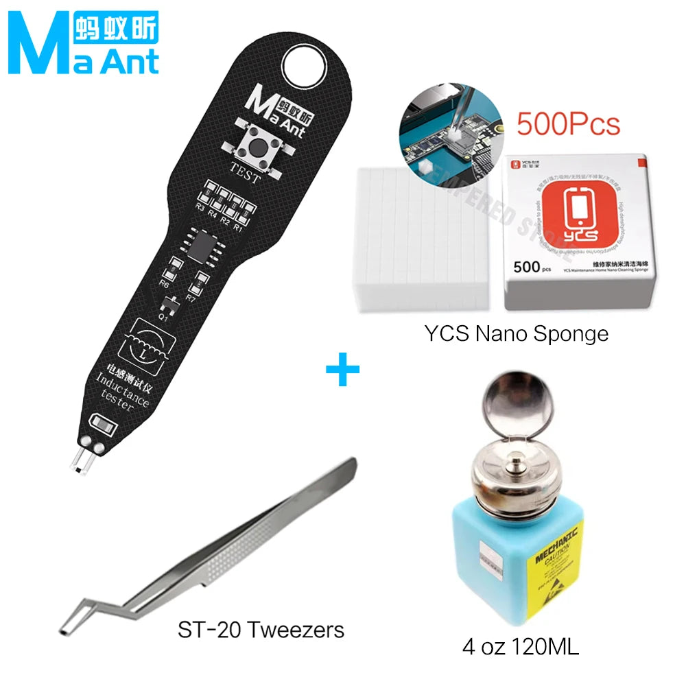 JTX Coil Tester CT-1 Motherboard for PC Repair Electromagnetic Induction Quick Fault Check Coil Tester Inductor Detector Tools Professional Repair Tools