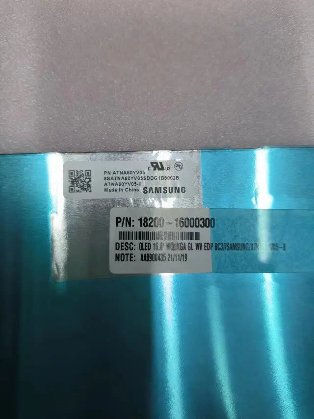OLED ATNA60YV05 -0 16.0" OLED Screen Non Touch Panel AMOLED Display 4K UHD 3840x2400 For Acer Swift Edge 16 N22C8 SFE16-42-R533 Acer laptop repair parts