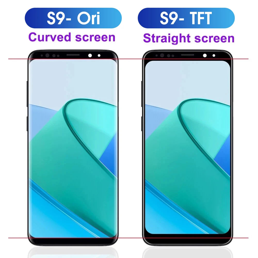 TFT S9 Display Screen for Samsung Galaxy S9 G960F G960F/DS Lcd Display Digital Touch Screen with Frame Assembly Replacement Part Samsung phone repair parts