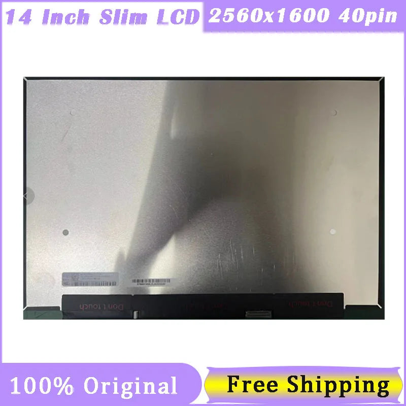 14 Inch Slim Laptop LCD Screen NE140QDM-NX1 NE140QDM-NX2 2560x1600 2K 16:10 40pin EDP