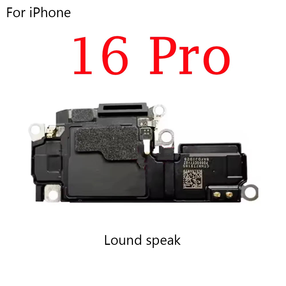 Front Earpiece Flex Cable for iPhone 15  Plus 16 Pro Max Ear Lound Buzzer Sound Speaker Headset fix  Parts iPhone phone repair parts