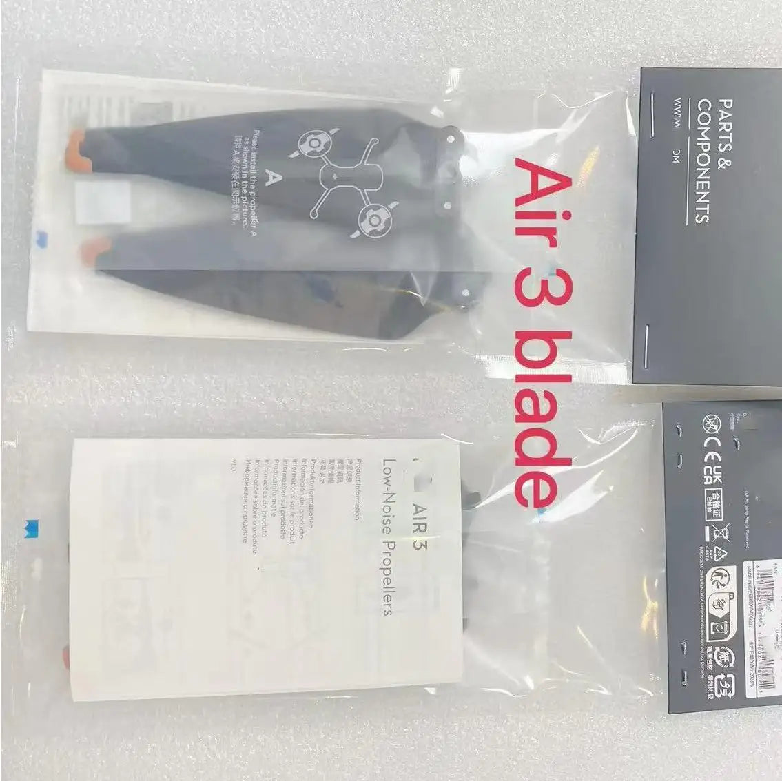 Original Replacement Propellers For DJI AIR3 Spare Parts Props Drone Light Weight Props Blade Wing Fans For Air 3 Accessories DJI repair parts