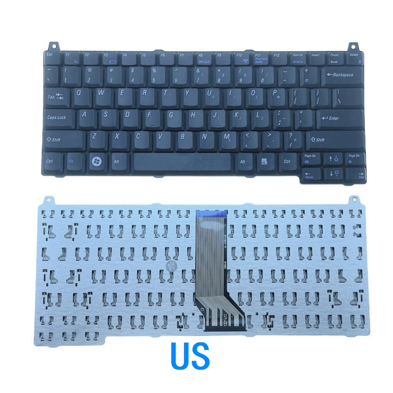 New US Russian Arab language  Keyboard For Dell Vostro 1310 1320 1510 1520 2510 series Replacement Keyboard PK1305E0640Dell laptop repair parts
