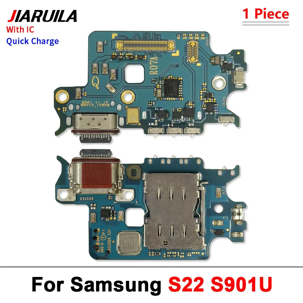 USB Charger Charging Dock Port Connector Flex Cable For Samsung S21 S22 S23 S24 S25 S26 Plus Ultra Fe 5G S911B S911U S921B Samsung phone repair parts