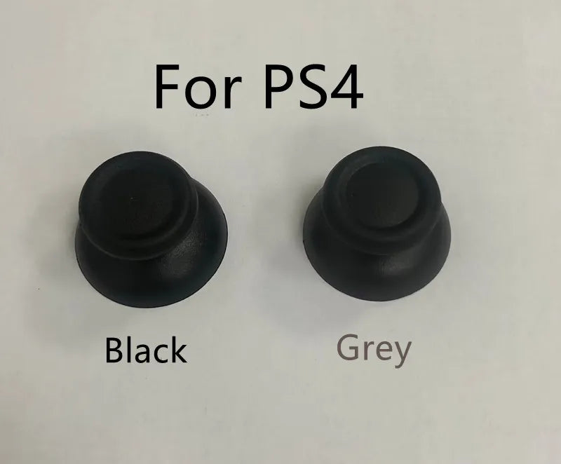 100pcs/lot Black or Grey Sticks Joysticks Cap Shell Mushroom Caps for PS4 Controller 3d Analog Cap Game console repair parts