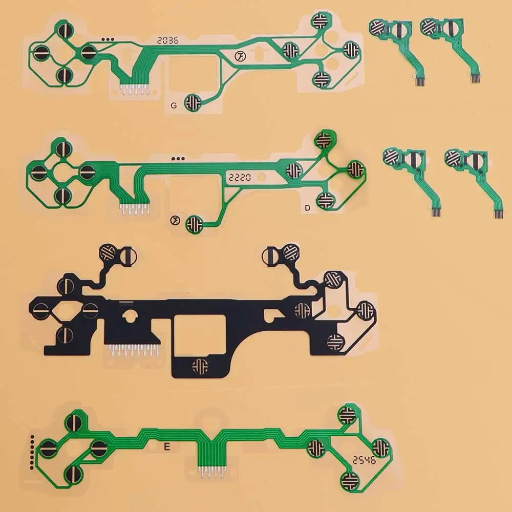 For PS5 BDM-010/020030/040/050 Controller Conductive Film Button Flex Cable Ribbon Circuit Board Conductive Rubber Pads Repair Game console repair parts