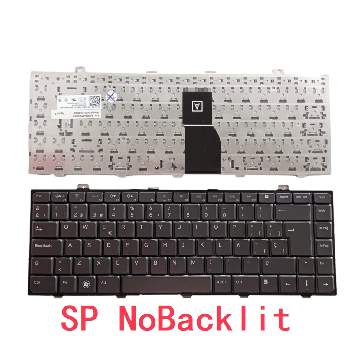 New US UI Spanish Latin Brazil Laptop Backlit Keyboard For Dell STUDIO 14 1450 L401X L501X P03G 1457 1458 1569Dell laptop repair parts