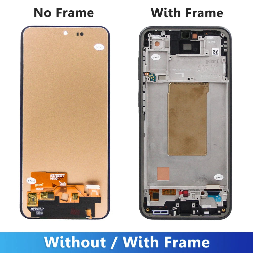 A37 Display For Samsung A37 5G SM-A376E A376B LCD Display Touch Screen Digitizer For Samsung A37 Replacement Parts Samsung phone repair parts