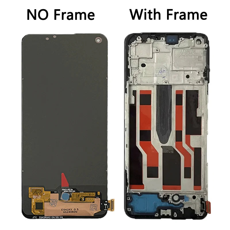 6.43'' Super AMOLED For OPPO Reno8 Lite 8Lite CPH2343 LCD Display Touch Screen Digitizer Assembly For Oppo Reno8 Z 8Z Display  Oppo phone repair parts