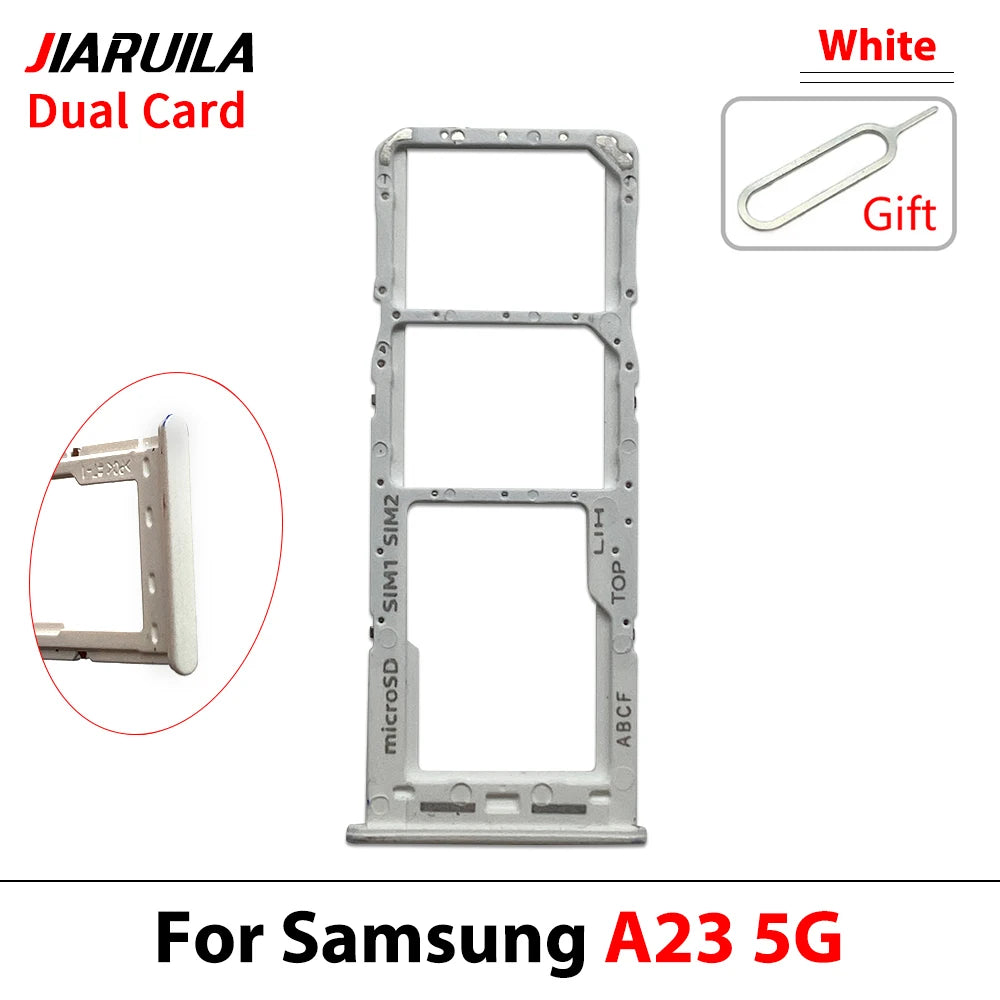 New For Samsung A23 A33 A53 A73 5G SIM Card Tray Slot Holder Replacement Parts Samsung phone repair parts