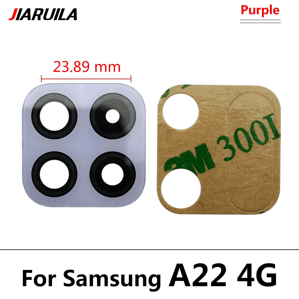 Back Rear Camera Glass Lens With Adhesive For Samsung A02 A02s A03 Core A03s A22 4G 5G A32 A52 A72 A33 A53 A73 Samsung phone repair parts