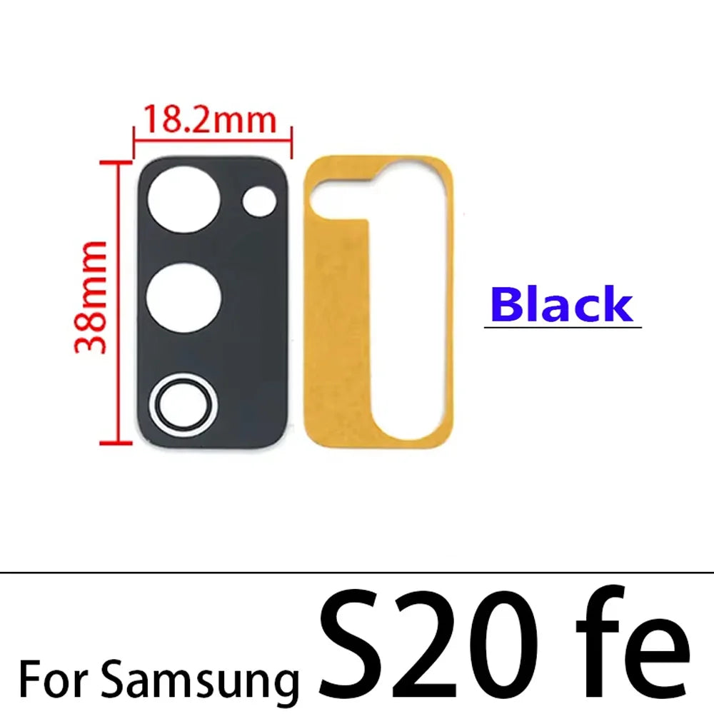 New Camera Glass Lens Back Rear Camera Glass Lens For Samsung S20 S21 S22 S23 S24 Plus Ultra FE 5G With Adhesive Sticker Samsung phone repair parts