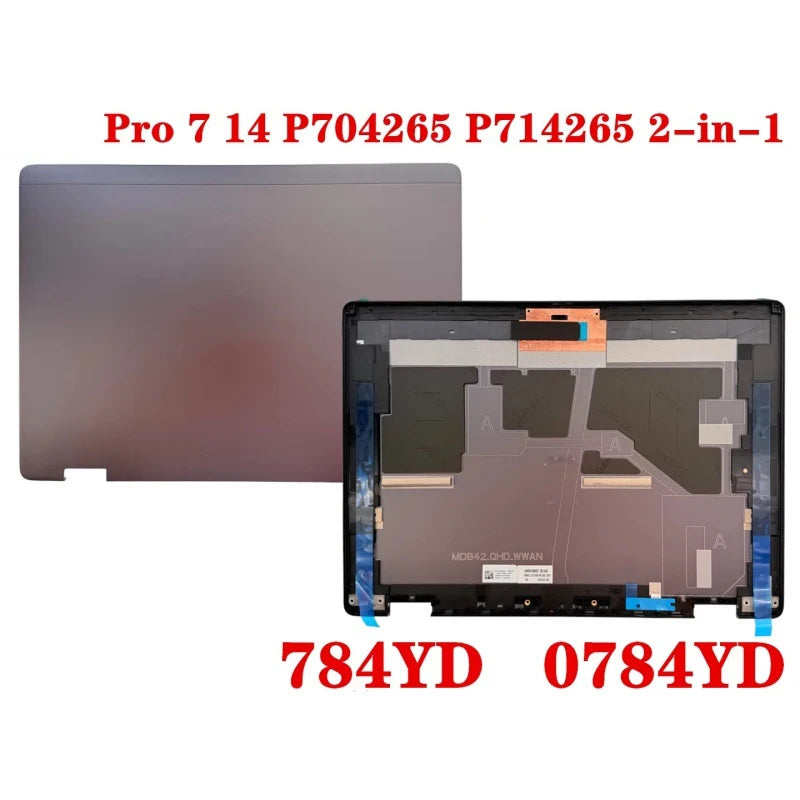 NEW ORIGINAL Laptop Lcd Back Case FOR DELL Pro 7 14 P704265 Pro 7 14 P714265 2-in-1 0MY45V 0784YD 0VD130 Dell laptop repair parts
