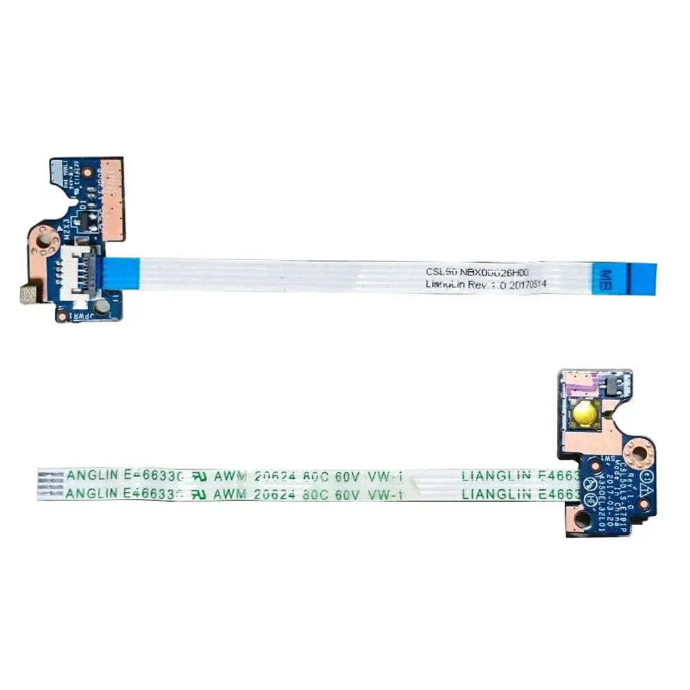 OEM For HP 15T-BR 15Z-BW 15-BS 15-BR 15-BW 250 G6 255 G6 Laptop Switch Power Button Board Cable Repairing Accessories LS-E791P HP laptop repair parts