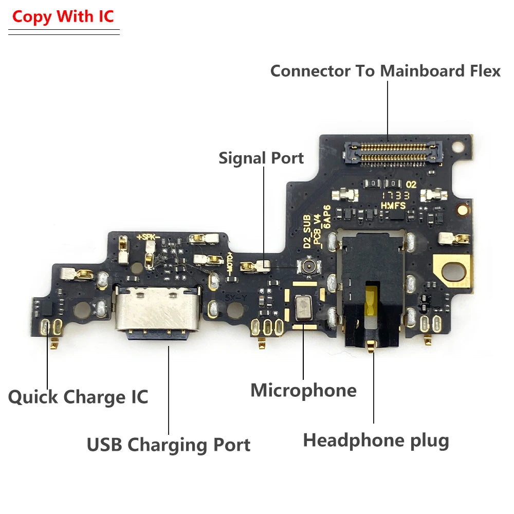 New For Xiaomi Mi A1 A2 A3 Lite 5X 6X USB Charging Port Dock Charger Plug Connector Board Main Mainboard Flex Cable  Xiaomi  Xiao mi phone repair parts
