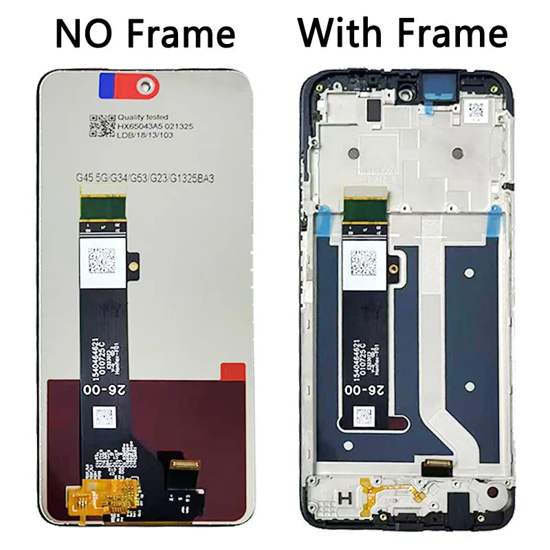 6.56" Screen For Motorola Moto G34 LCD Display Touch Screen Sensor Digiziter Assembly Replacement For Moto G34 XT2363-2 Screen Motorola phone repair parts