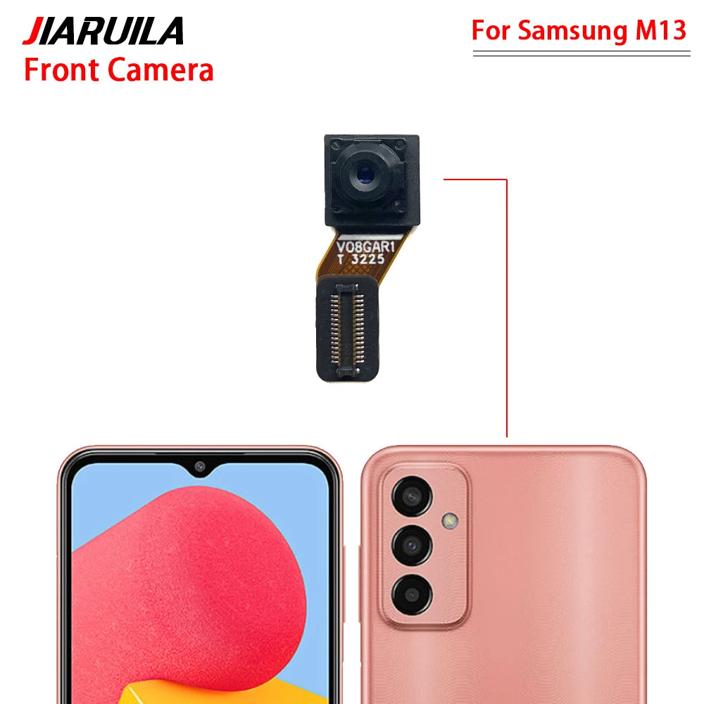 For Samsung M30 M13 M23 M53 M31 M32 M62 4G 5G Front Camera Flex With Back Rear Camera Module Flex Cable Samsung phone repair parts