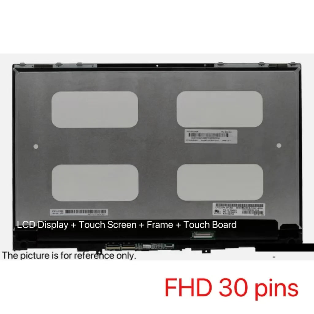 13.3" Slim Touch Screen for Lenovo YOGA 730-13  YOGA 730-13IKB 730-13IWL 81JR 81CT, LCD Digitizer Assembly FHD UHD Display Panel Lenovo laptop repair parts