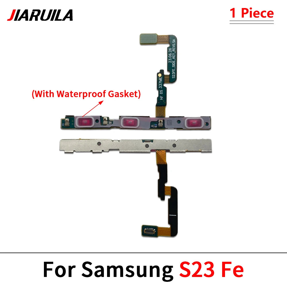 OEM Power On Off Volume Button Flex Cable For Samsung S25 S24 S23 S22 Plus Ultra S24 Fe S23 Fe With Waterproof Samsung phone repair parts